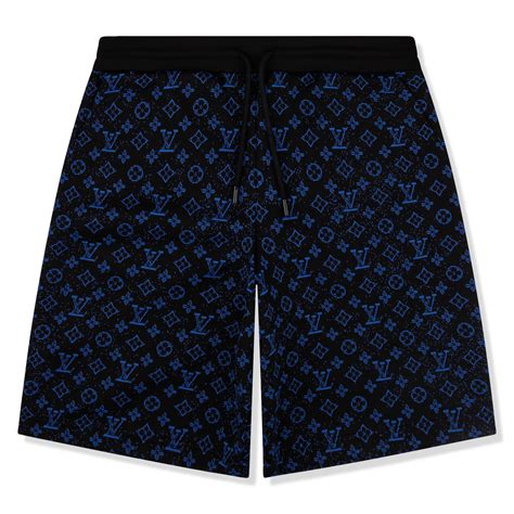 blue louis vuitton shorts